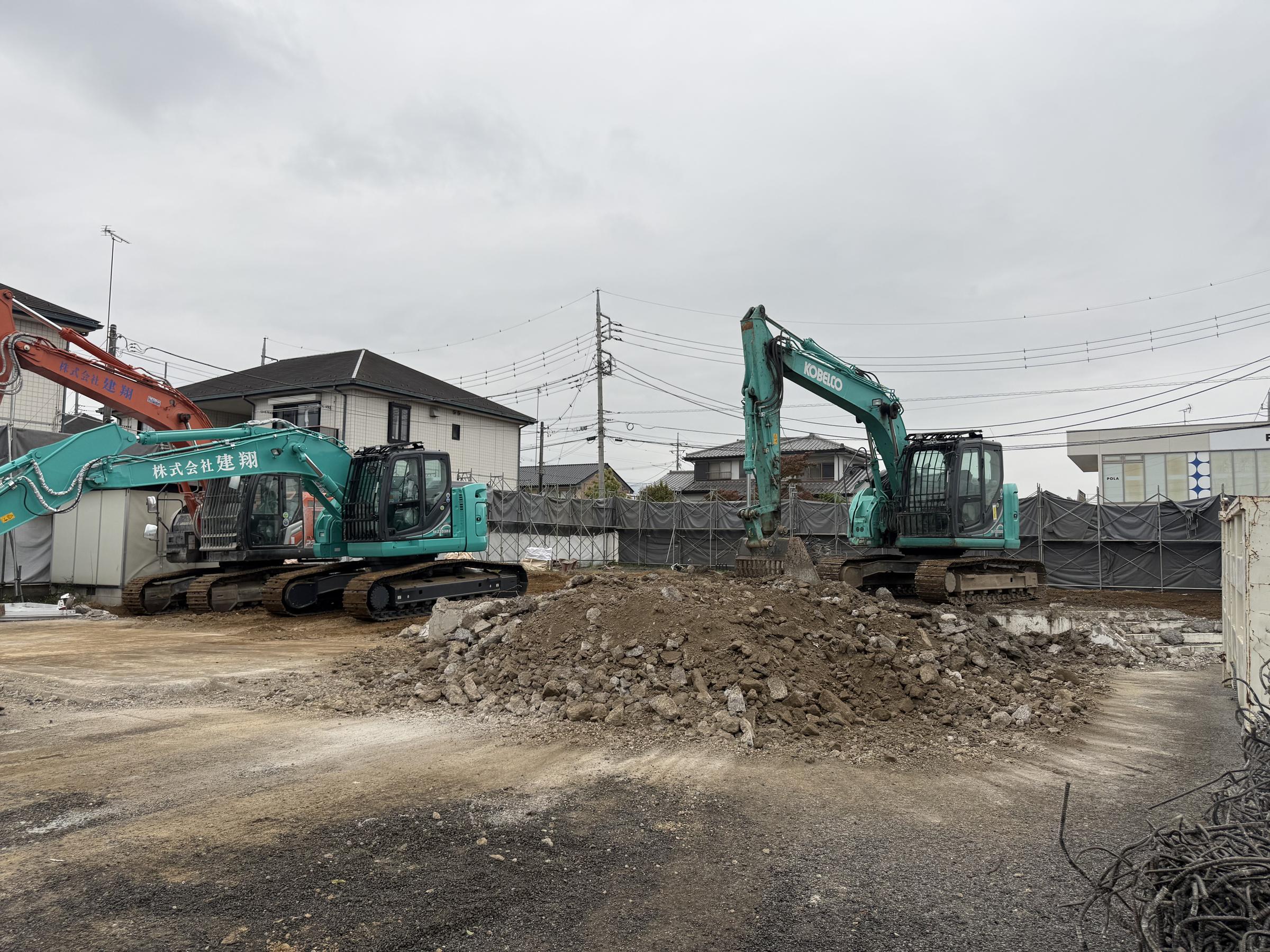 サムネイル: 前橋市　鉄骨造店舗解体工事